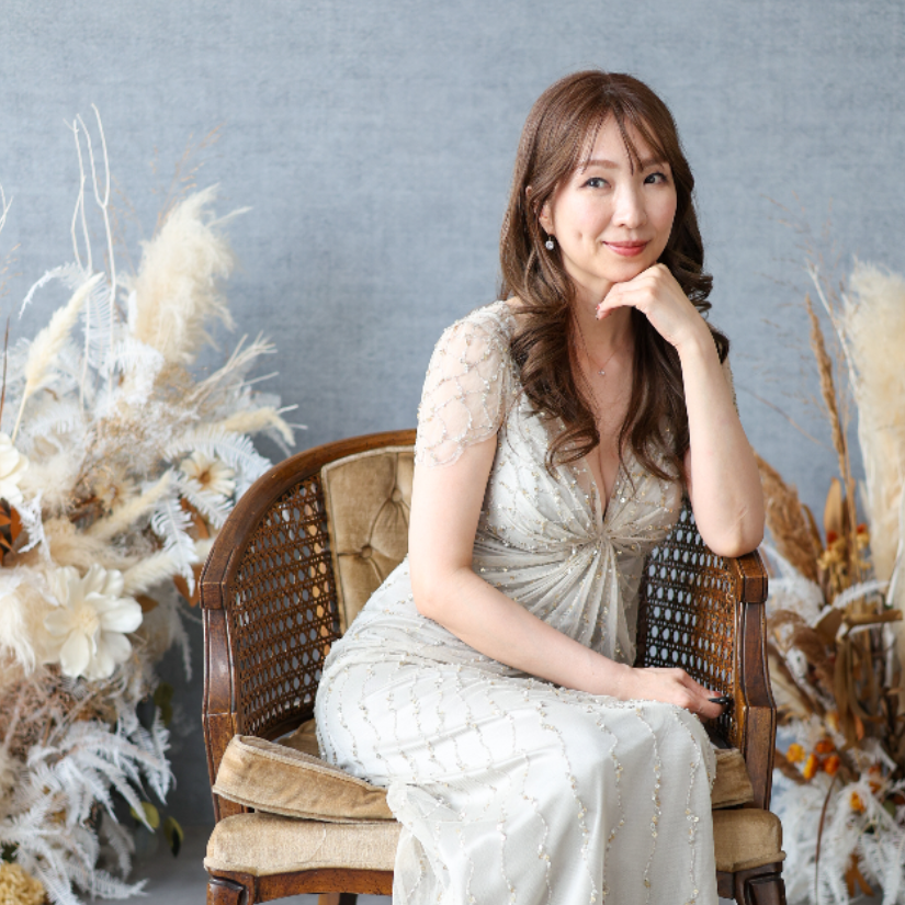 セルフ写真館ユニゾンボックスで撮影されたポートレート